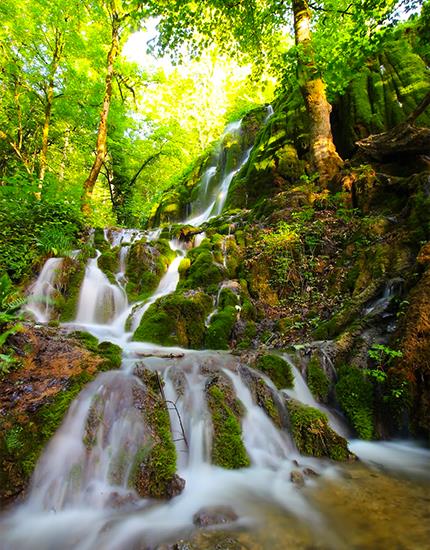 Oben waterfall Mazandaran